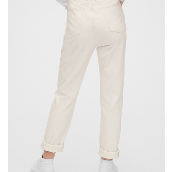 GAP Denim Boyfriend Paper Bag Drawstring Relaxed Fit Jeans - Picture 12 of 12